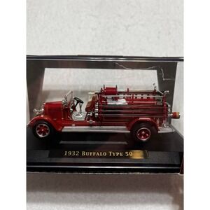 NEW Lucky Die Cast 1:43 Scale 1932 Buffalo Type 50 Red Firetruck Signature